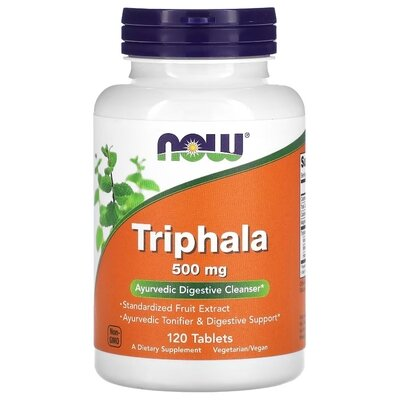 Трифала NOW Triphala 500 мг таблетки №120