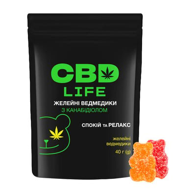 Канабідіол CBD life Желейні ведмедики, 40 г