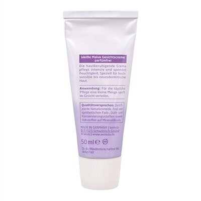 Крем дитячий для обличчя Weleda Baby Derma Weisse Malve Алтей для гіперчутливої шкіри, 50 мл