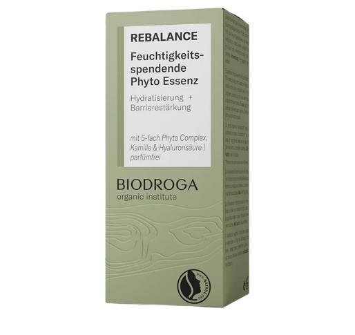 Есенція для обличчя Biodroga Rebalance органічна зволожуюча, 15 мл