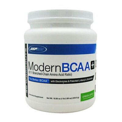 Амінокислота USPlabs Modern BCAA + Green apple, 535 г