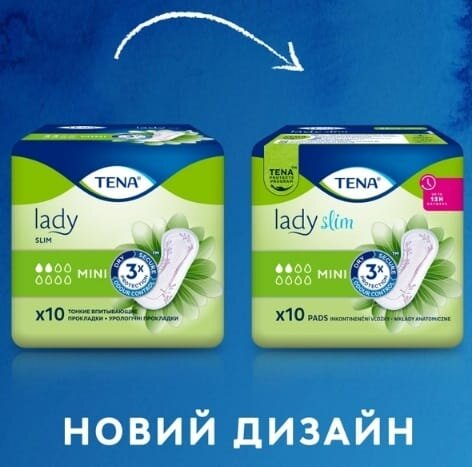 Прокладки урологічні Tena Lady Slim Mini, 20 штук