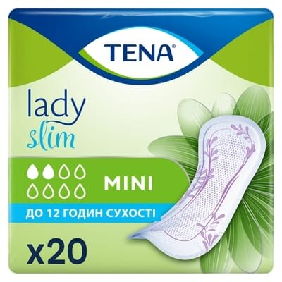Прокладки урологічні Tena Lady Slim Mini, 20 штук