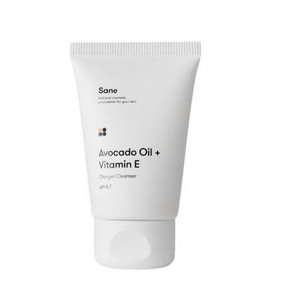 Гідрофільна олія для обличчя Sane Avocado Oil + Vitamin E з олією авокадо та вітаміном Е, 40 мл