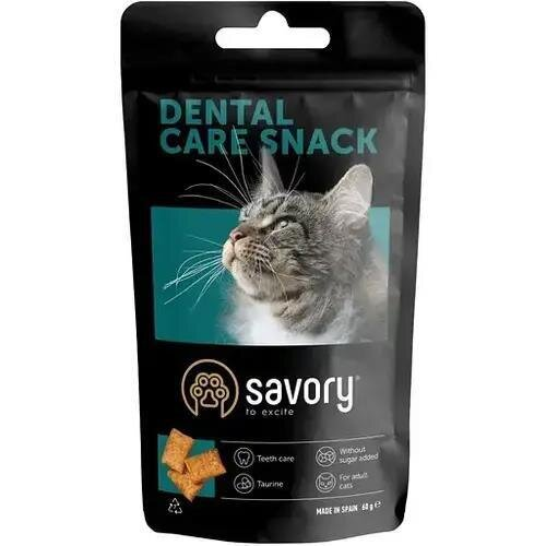 Ласощі для котів Savory Snack Dental Care подушечки для гігієни зубів, 60 г