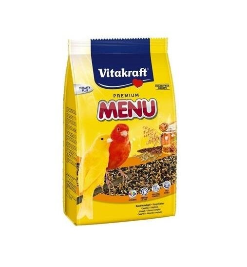 Корм для канарок Vitakraft Menu Vital з медом, 500 г