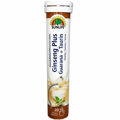 Вітаміни Sunlife Ginseng Plus таблетки шипучі №20