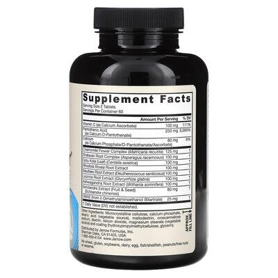 Підтримка наднирників Jarrow Formulas Adrenal Optimizer, 120 таблеток