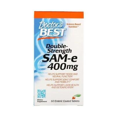 Аденозилметіонін Doctor's Best SAM-e (S-Adenosyl-L-Methionine) таблетки по 400 мг №60
