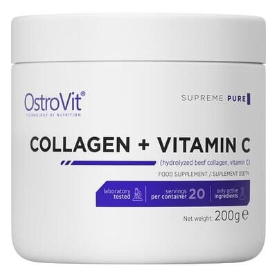 Колаген + вітамін С OstroVit Collagen + Vitamin C, 200 г