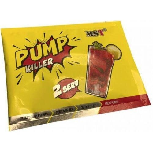 Передтренувальний комплекс MST Nutrition Pump Killer фруктовий пунш, 22 г