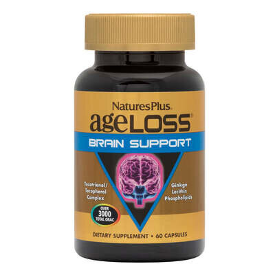 Комплекс для підтримки мозку Nature's Plus AgeLoss Brain Support, 60 капсул