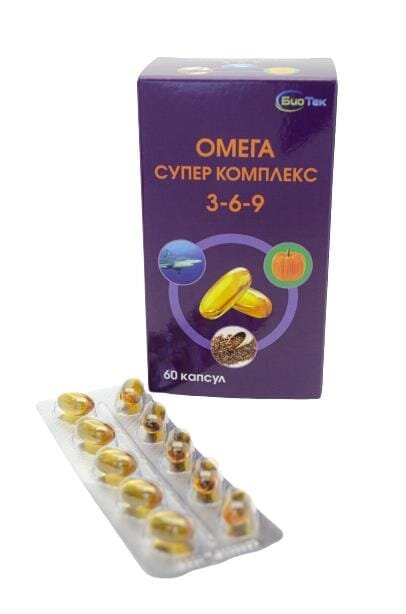 Омега супер комплекс 3-6-9 капсули № 60