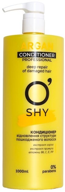 Кондиціонер для волосся O'Shy Argan Відновлення структури пошкодженного волосся, 1 л