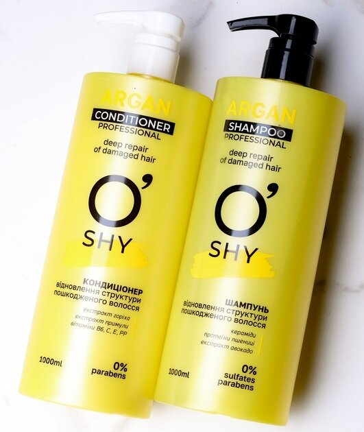 Кондиціонер для волосся O'Shy Argan Відновлення структури пошкодженного волосся, 1 л