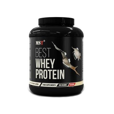 Протеїн сироватковий MST Nutrition BEST Whey Protein + Enzyme ванільне морозиво, 30 порцій, 900 г