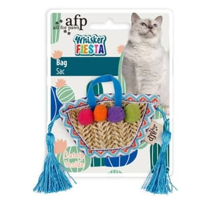 Іграшка-дражнилка AFP Whisker Fiesta Bag для котів із котячою м'ятою, 25,5х7 см