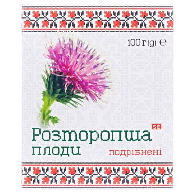 Шрот розторопші по 100 г в карт. упак.