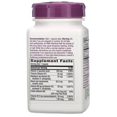 Формула від стресу + елеутерокок Nature's Way B-Stress Formula, 100 капсул