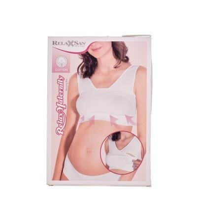 Майка для годуючих жінок Relaxsan RelaxMaternity, артикул 5700, біла, розмір M