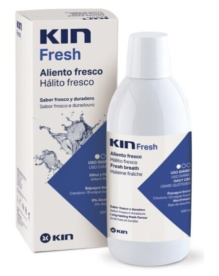 Ополіскувач для ротової порожнини Kin Fresh для свіжого подиху, 500 мл
