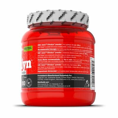 Цитрулін малат Amix Nutrition CitruLyn 3000 мг без смаку, 300 г
