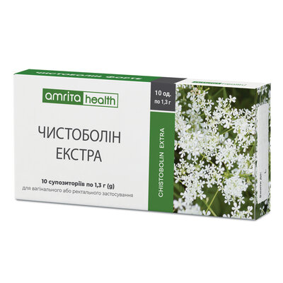 Фітосвічки Чистоболін Екстра Amrita супозиторії №10