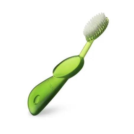 Зубна щітка Radius Big Brush Original Left hand для шульги, м'яка, світло-зелена