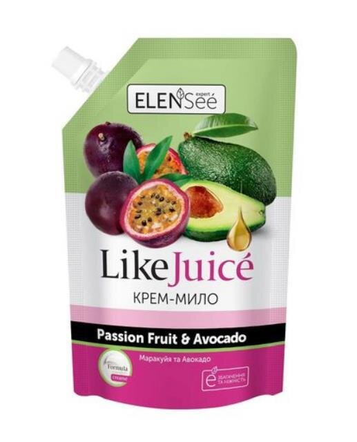 Крем-мило рідке Elensee Like Juice Маракуйя-авокадо дой-пак, 450 мл