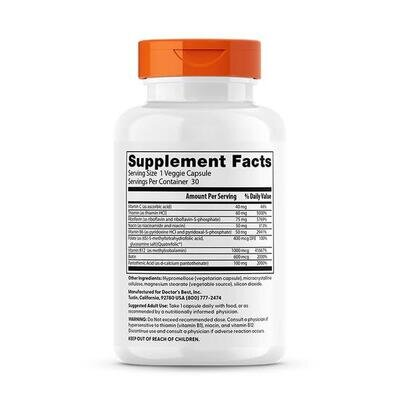 Вітаміни групи В Doctor's Best Active B Complex, 30 капсул