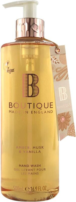 Мило рідке для рук Boutique Amber, Musk & Vanilla, 500 мл