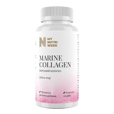 Морський колаген My Nutri Week Marine Collagen, 120 капсул