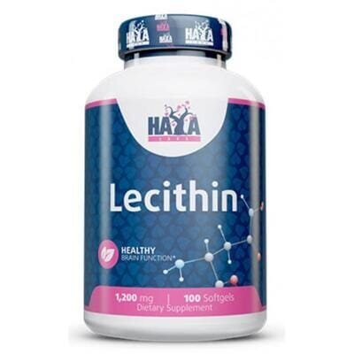 Лецитин Haya Labs Lecithin 1200 мг м'які капсули №100