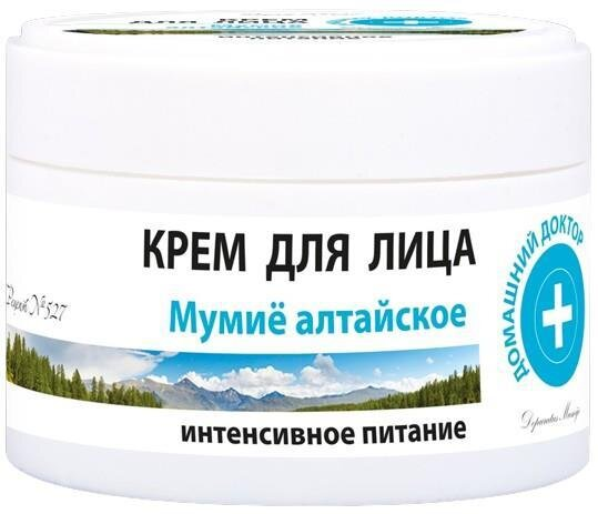 Крем для обличчя Домашній Доктор Мумійо Алтайське, 100 мл