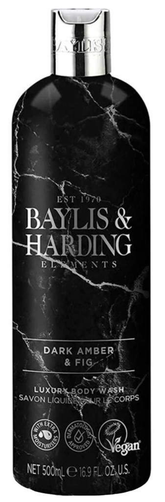 Гель для душу Baylis & Harding Elements парфумований темний бурштин та інжир, 500 мл