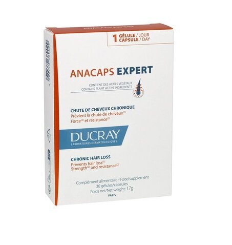 Дієтична добавка Ducray Anacaps Expert Chronic Hair Loss проти хронічного випадання волосся, 30 капсул