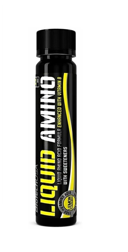 Амінокислоти Biotech Liquid Amino lemon, 20 штук по 25 мл
