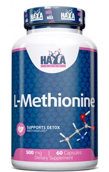 L-метіонін Haya Labs High L-Methionine капсули по 500 мг №60