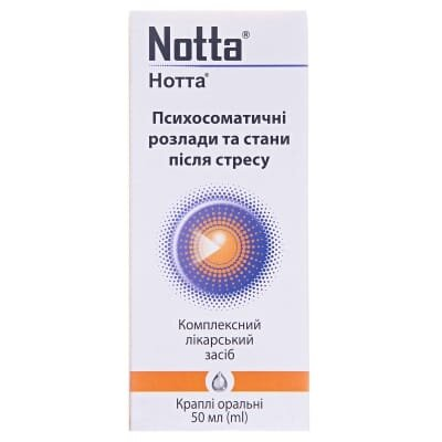 Нотта краплі ор. по 50 мл у флак.