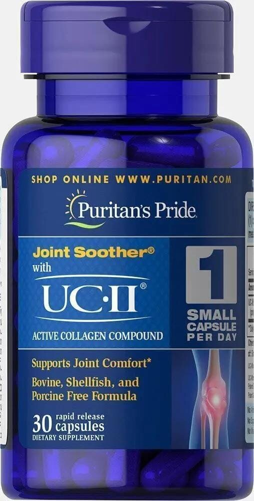 Колаген типу II Puritan's Pride UC-II 40 мг, 30 капсул
