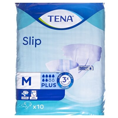 Підгузки для дорослих Tena Slip Plus Medium, 10 штук