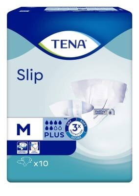 Підгузки для дорослих Tena Slip Plus Medium, 10 штук