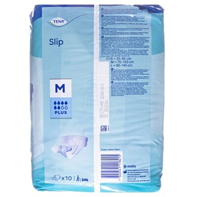 Підгузки для дорослих Tena Slip Plus Medium, 10 штук