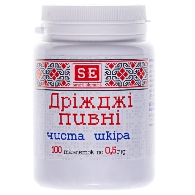 Дріжджі пивні Фармаком Чиста шкіра таблетки №100 в бан.