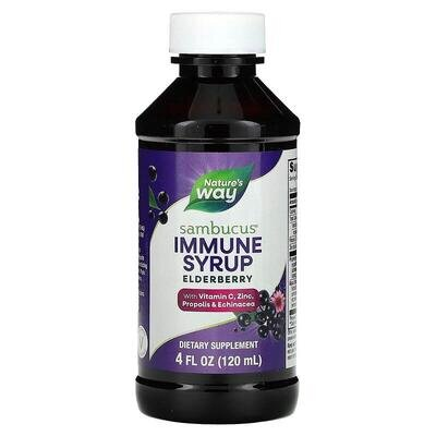 Сироп чорна бузина Nature's Way Sambucus Immune Syrup, 120 мл