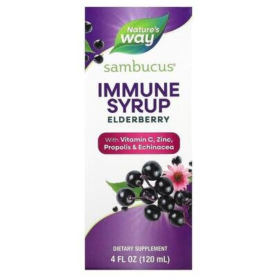 Сироп чорна бузина Nature's Way Sambucus Immune Syrup, 120 мл