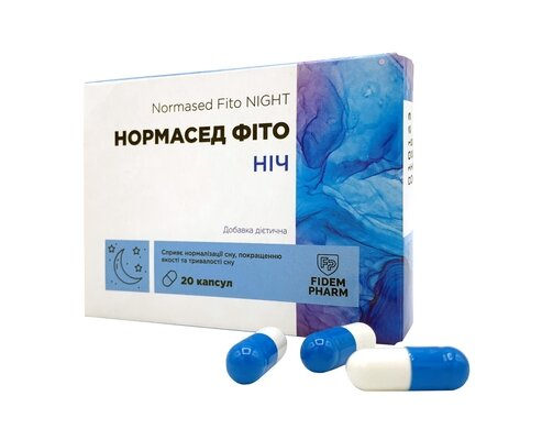 Нормасед Фіто Ніч Fidem Pharm капсули №20