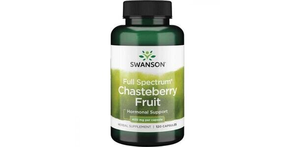 Вітекс священний плоди Swanson Chasteberry Fruit 400 мг, 120 капсул