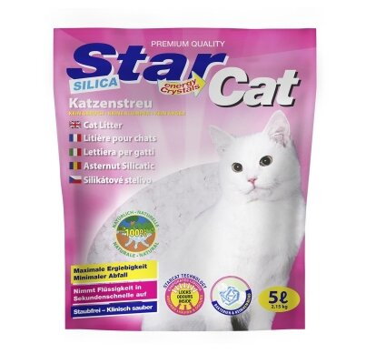 Наповнювач для котячого туалету Star Cat силікагелевий, 5 л