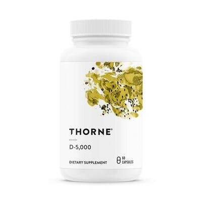 Вітамін Д Thorne Research D-5000, 60 капсул